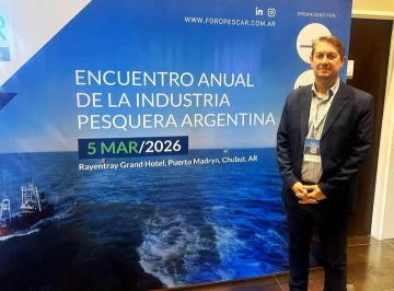 Monti ponderó al Foro PescAR como una herramienta de crecimiento para la industria pesquera y para Rawson
