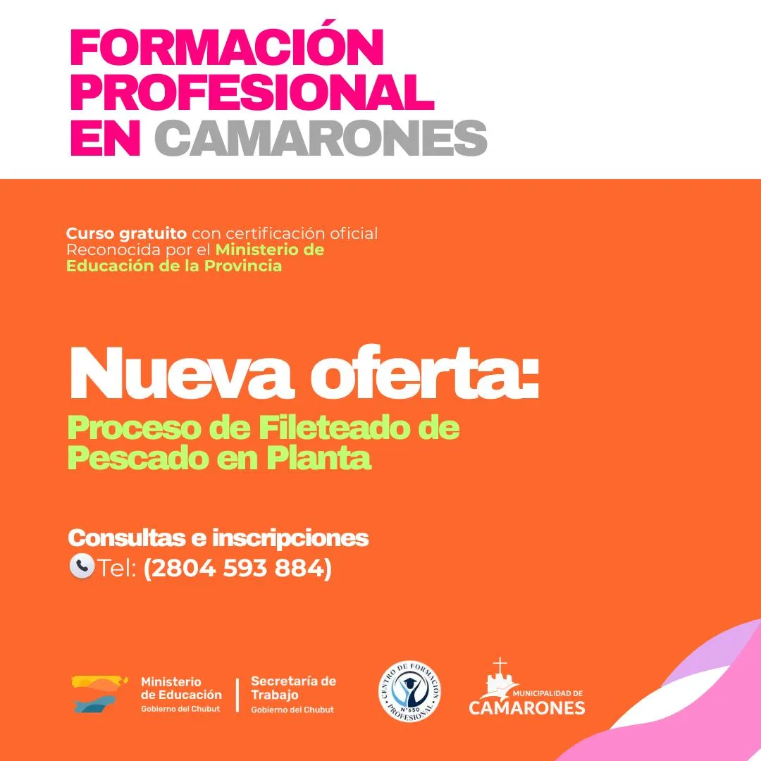 Nueva formación profesional en Camarones