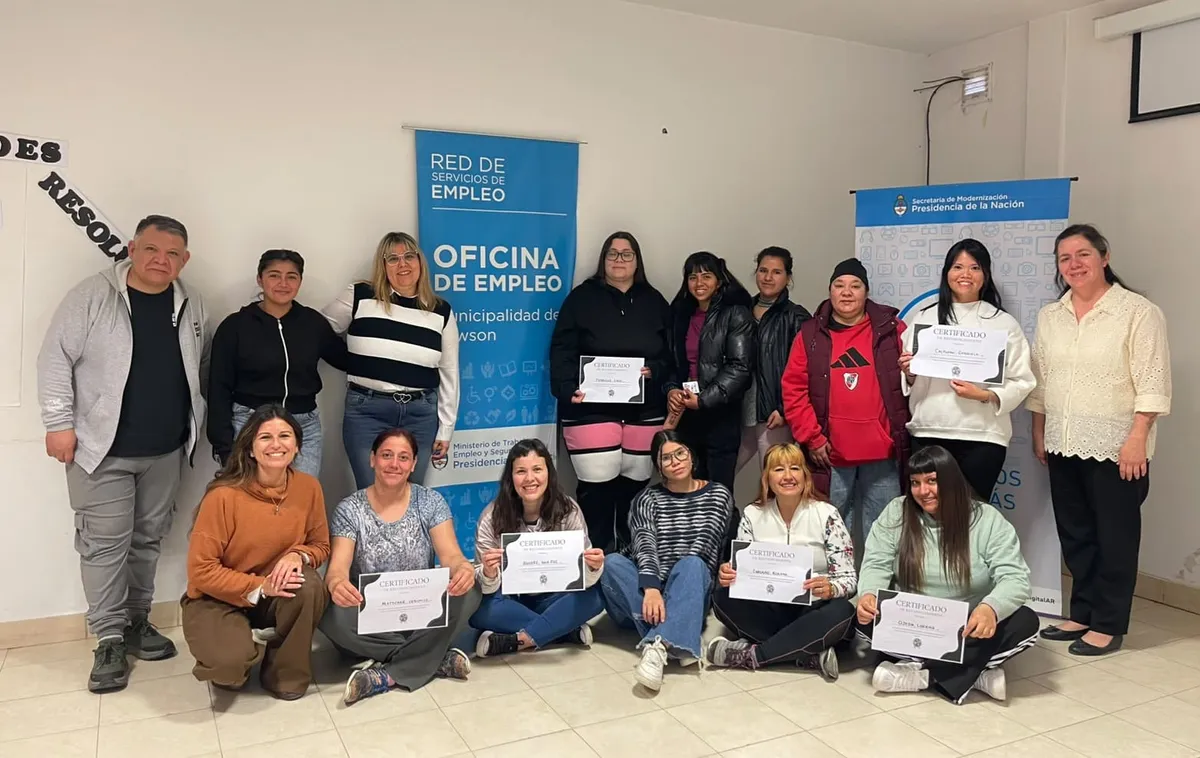 Finalizó el taller de Orientación Laboral Remunerado