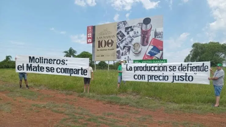 Yerbateros marcharán contra Milei en Misiones